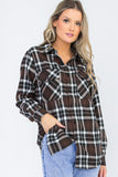 BOYFRIEND Fit Checker Plaid Flannel Long Sleeve • More Colors