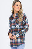 BOYFRIEND Fit Checker Plaid Flannel Long Sleeve • More Colors
