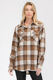 BOYFRIEND Fit Checker Plaid Flannel Long Sleeve • More Colors