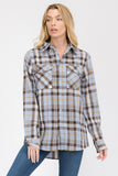 BOYFRIEND Fit Checker Plaid Flannel Long Sleeve • More Colors