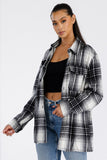 Boyfriend Oversized Soft Flannel Shacket • More Colors