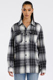 Boyfriend Oversized Soft Flannel Shacket • More Colors