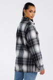 Boyfriend Oversized Soft Flannel Shacket • More Colors