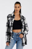 Boyfriend Brushed Flannel Shacket • More Colors