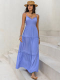 Lace Detail V-Neck Cami Dress • More Colors