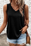 V-Neck Wide Strap Tank • More Colors
