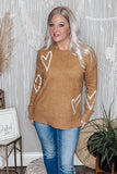 Scattered Hearts Sweater
