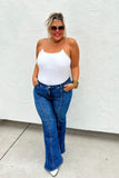 Stella Mid-Rise Flare Denim
