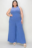 Ribbed Tank and Wide Leg Pants Set • More Colors