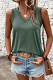 V-Neck Wide Strap Tank • More Colors
