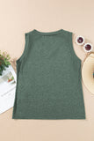 V-Neck Wide Strap Tank • More Colors
