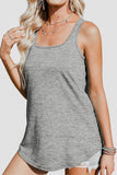 Curved Hem Square Neck Tank • More Colors