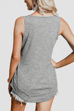 Curved Hem Square Neck Tank • More Colors