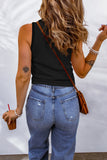 Waffle-Knit Scoop Neck Tank Top • More Colors
