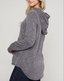 Essential Zip Up Hoodie - Charcoal