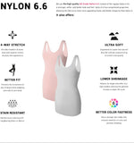 Reversible Comfort Stretch Tank - Nude