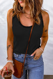 Waffle-Knit Scoop Neck Tank Top • More Colors