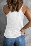 Double-Strap Notched Neck Tank • More Colors