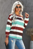 Multi Striped Color Block Top