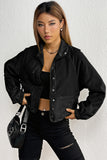 Snap Down Collared Jacket • More Colors