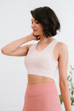 Simplest of Things Cropped Tank in Pastel Pink