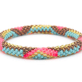 Beach Boho Glass Bead Bracelet