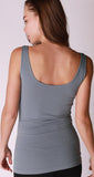 Reversible Comfort Stretch Tank - Bluestone