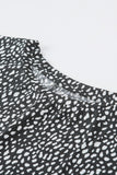 Animal Print Round Neck Tunic Tee with Pockets • More Colors