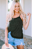 Rhinestone Spaghetti Strap Cami