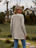 Ribbed Button-up Cardigan with Pockets • More Colors