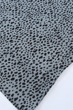 Animal Print Round Neck Tunic Tee with Pockets • More Colors