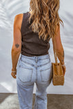 Waffle-Knit Scoop Neck Tank Top • More Colors