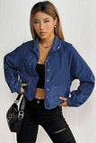 Snap Down Collared Jacket • More Colors