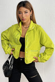Snap Down Collared Jacket • More Colors