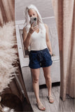 Zina Shorts • Dark Blue
