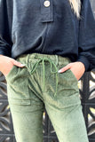 Jeanine Corduroy Drawstring Pants