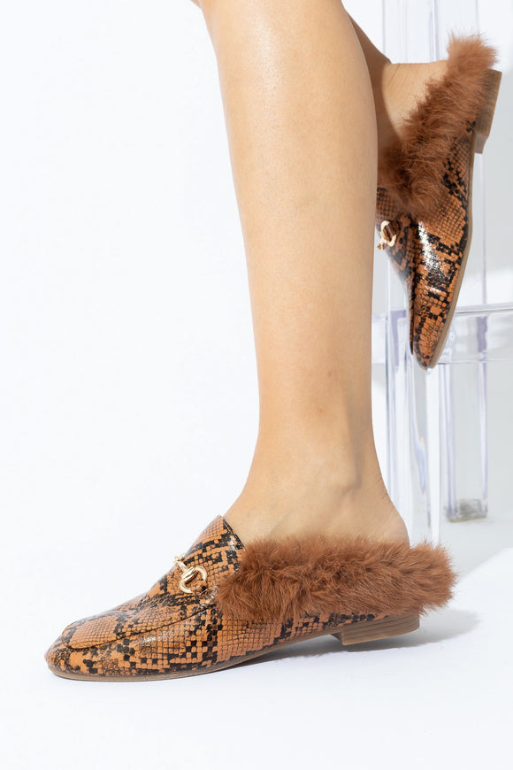 Charmer Faux Fur Mules