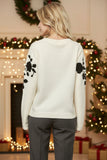 Jayne Floral Embroidered Sweater • More Colors