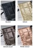 Insulated Metallic Bubble Crossbody Bag • More Colors