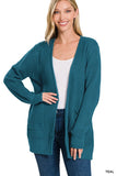 Low Gauge Waffle Open Cardigan Sweater • More Colors