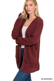 Low Gauge Waffle Open Cardigan Sweater • More Colors