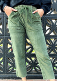 Jeanine Corduroy Drawstring Pants