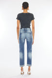 KanCan High Rise Cuffed Slim Straight Jeans