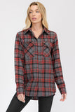 BOYFRIEND Fit Checker Plaid Flannel Long Sleeve • More Colors