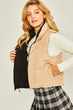 Woven Solid Reversible Vest • More Colors