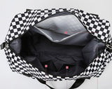 Checker Weekend Travel Luggage Tote Bag Check • More Colors
