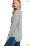 ROUND NECK BASIC SWEATER • MORE COLORS