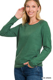Round Neck Basic Sweater • More Colors