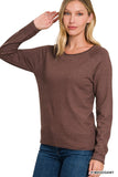 Round Neck Basic Sweater • More Colors