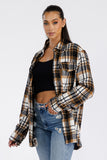 Boyfriend Brushed Flannel Shacket • More Colors